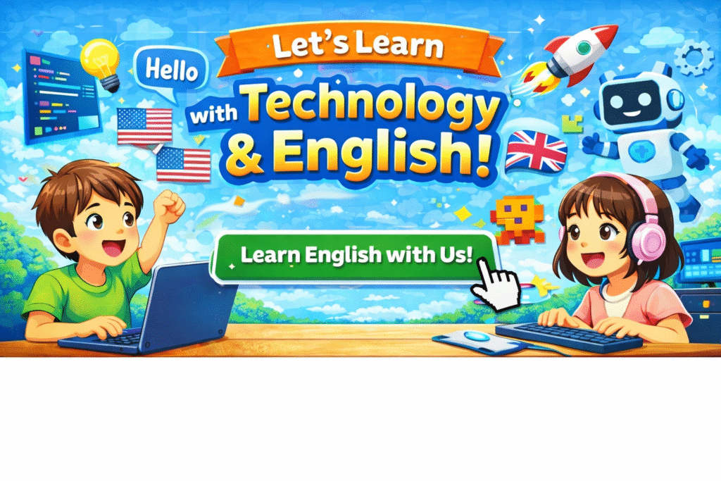 alt="小中学生向けオンラインプログラミング英語版画像"